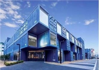 Modulopbygget containerbutik